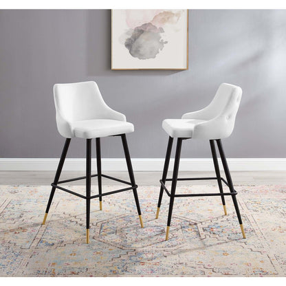 Adorn Performance Velvet Bar Stool Set of 2