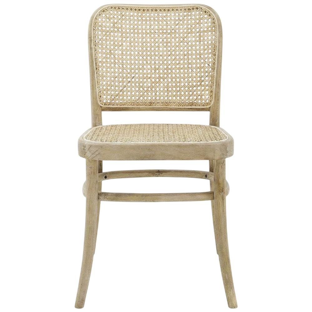 Wood Dining Side Chair with Ladder Back for Kitchen and Dining Room, Gray
