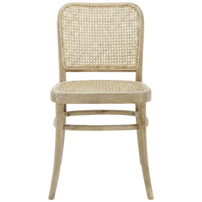 Wood Dining Side Chair with Ladder Back for Kitchen and Dining Room, Gray