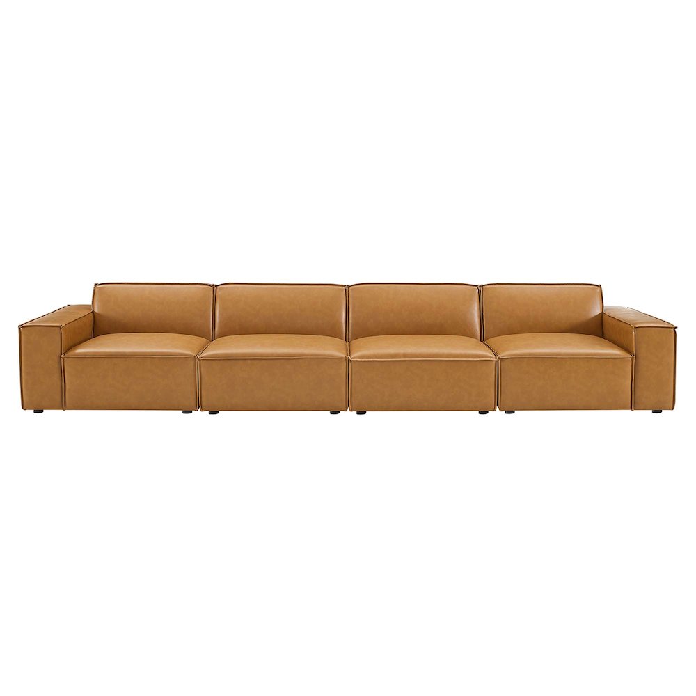 Restore 4-Piece Vegan Leather Sofa
