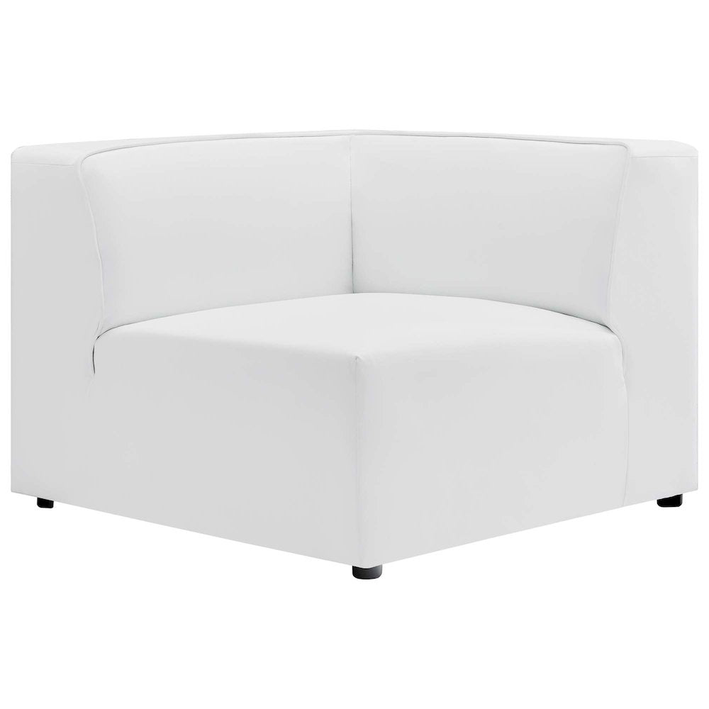 Mingle 5-Piece Vegan Leather Sectional Sofa