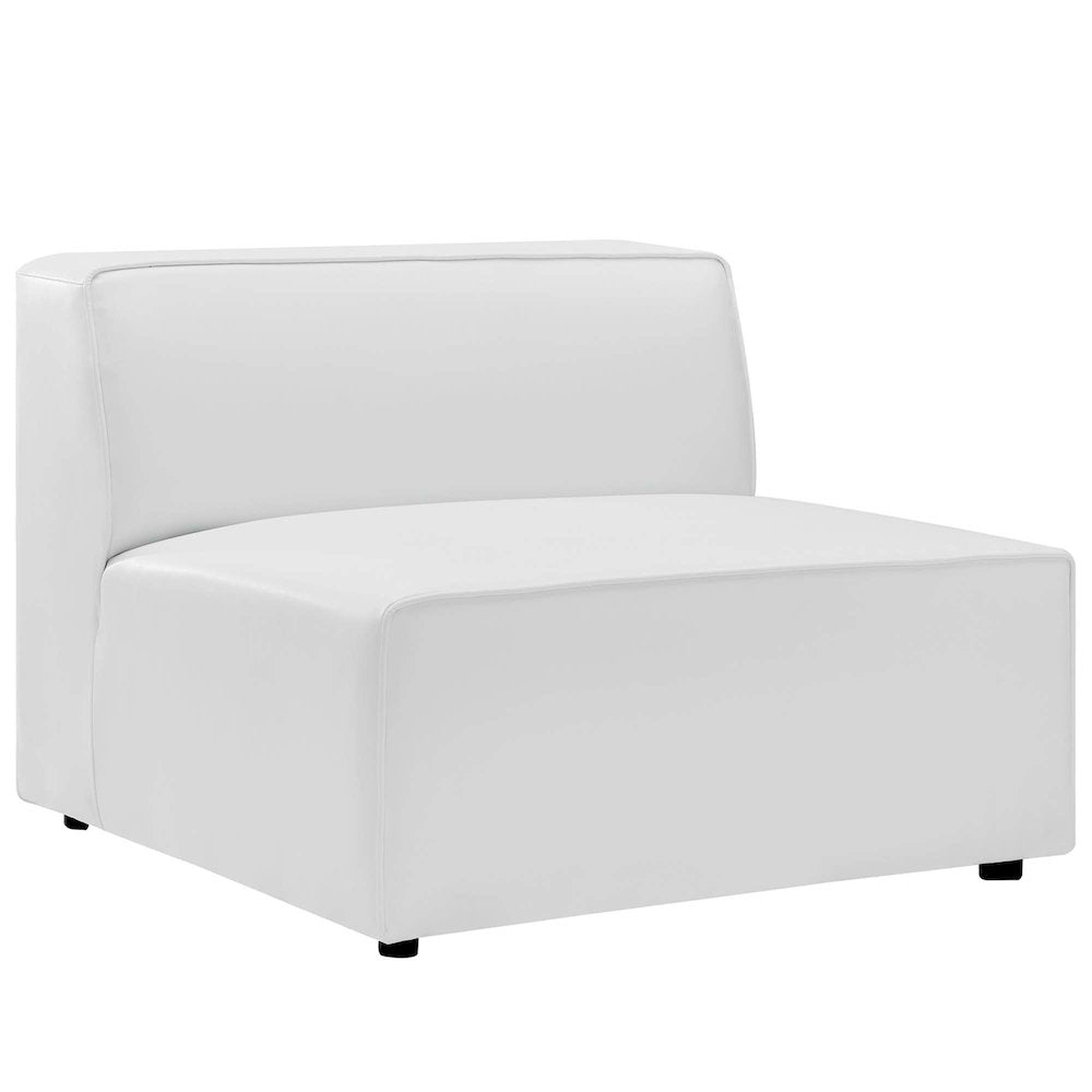 Mingle 7-Piece Vegan Leather Sectional Sofa