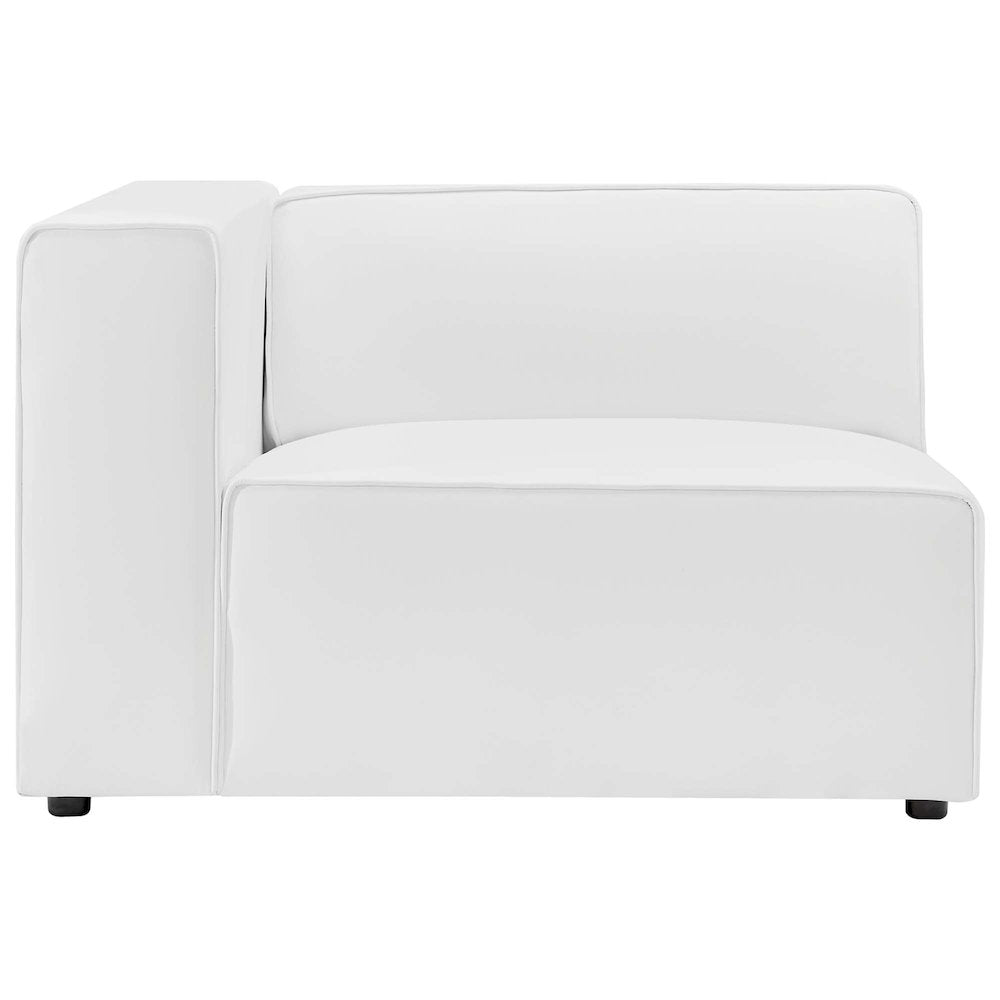 Mingle 7-Piece Vegan Leather Sectional Sofa