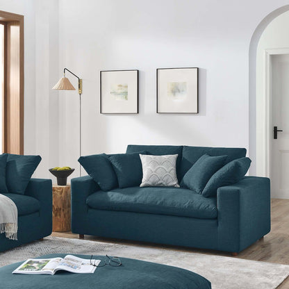 Commix Down Filled Overstuffed Loveseat