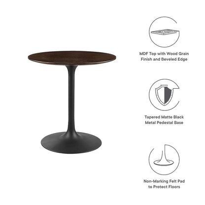Lippa 28" Round Wood Dining Table