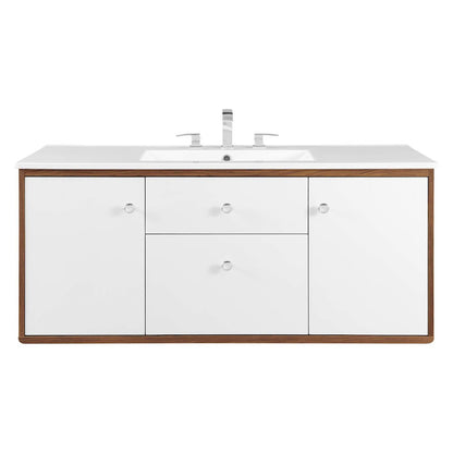 Transmit 48" Wall-Mount Bathroom Vanity