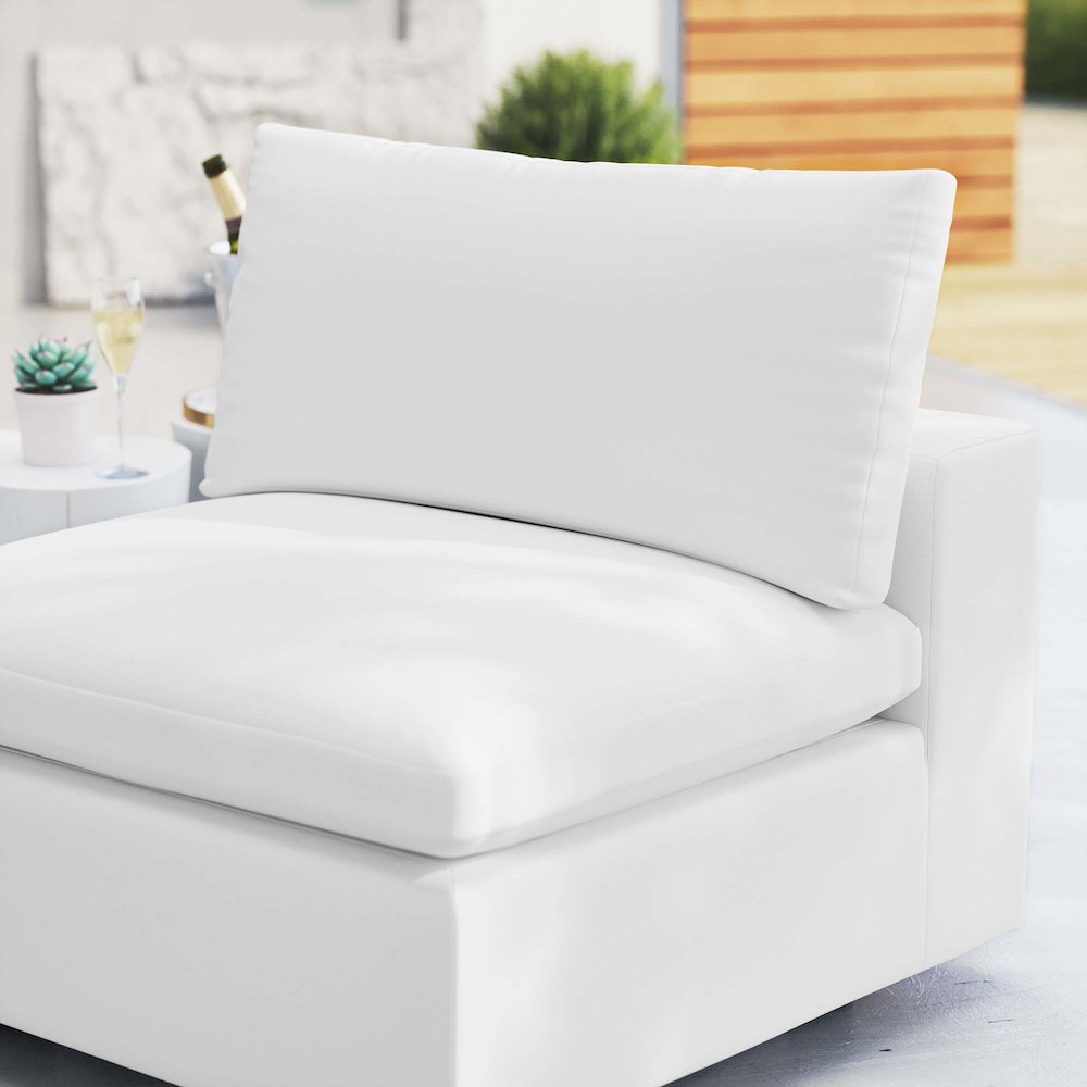 Commix Sunbrella Outdoor Patio Armless Chair