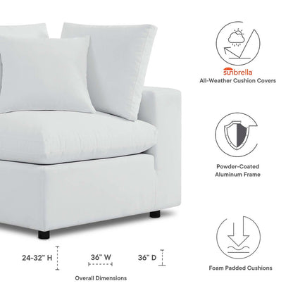 Commix Sunbrella Outdoor Patio Corner Chair