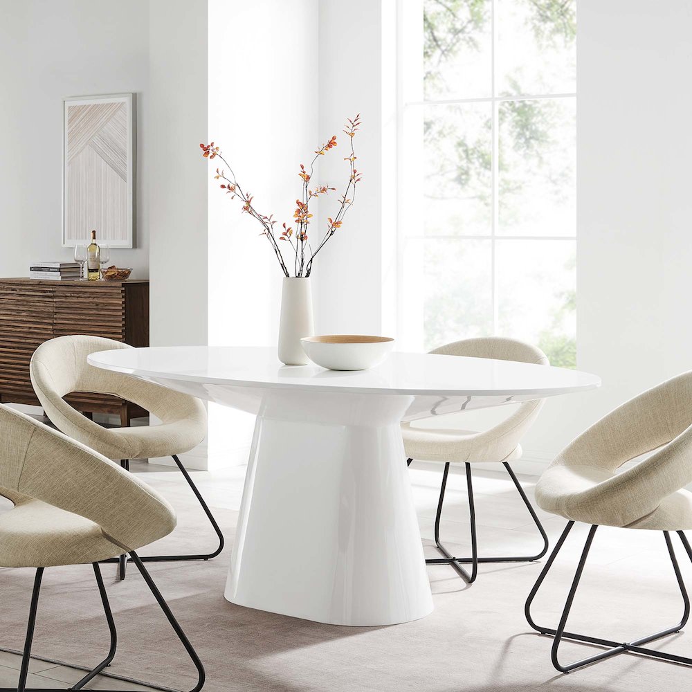 Provision 75" Oval Dining Table