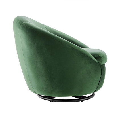Buttercup Performance Velvet Swivel Chair