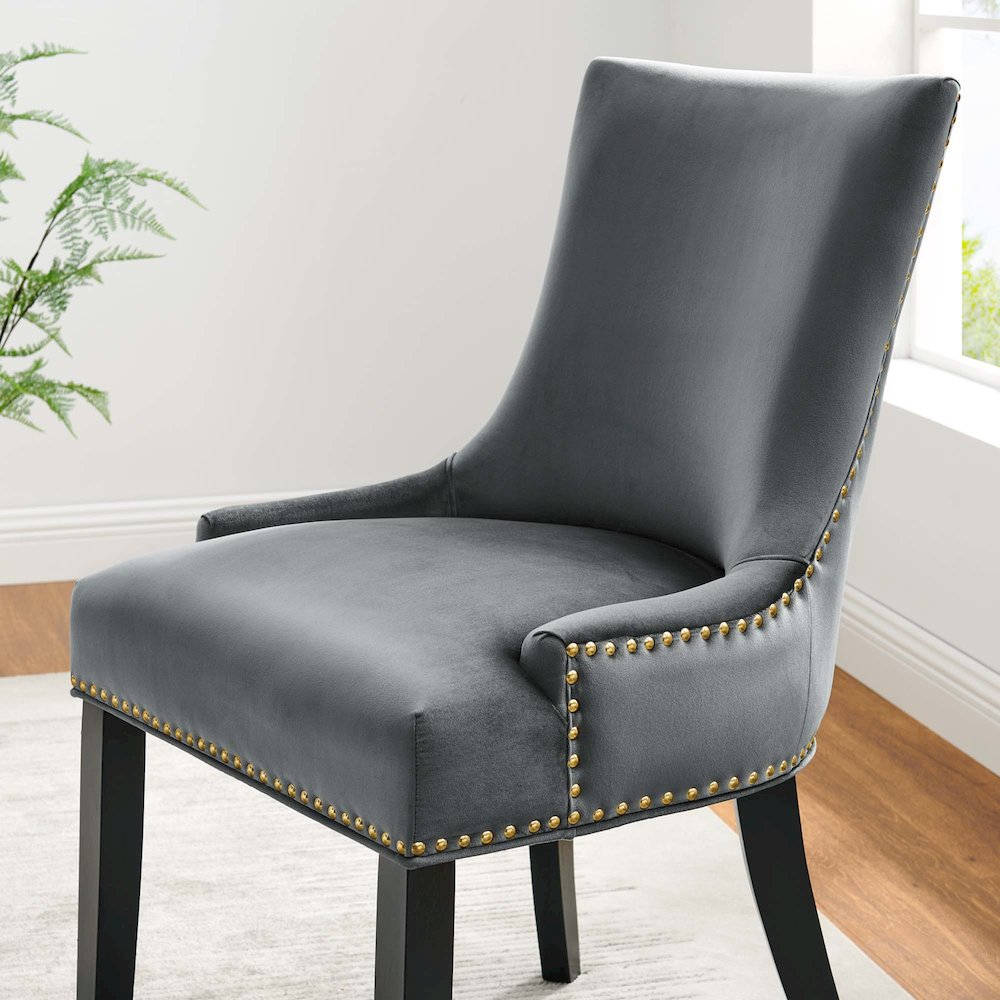 Marquis Performance Velvet Dining Chairs Set of 2