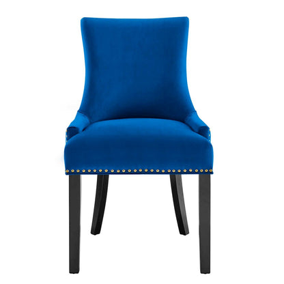 Marquis Performance Velvet Dining Chairs Set of 2