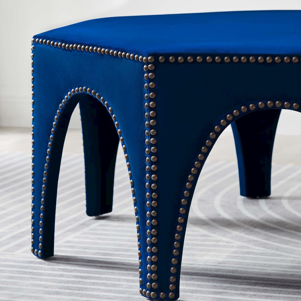 Victory Performance Velvet Ottoman