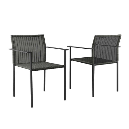 Lagoon Outdoor Patio Dining Armchairs Set of 2