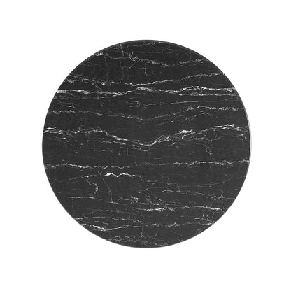 Lippa 36" Round Faux Marble Coffee Table