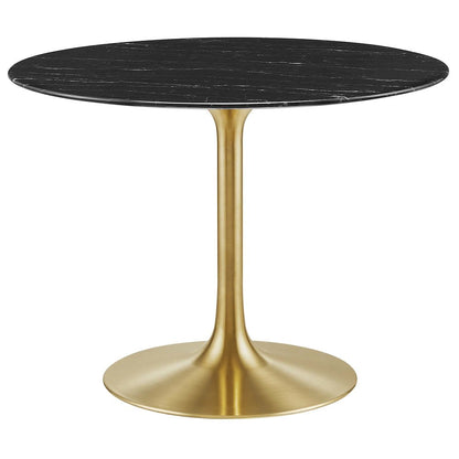Lippa 40" Round Faux Marble Dining Table