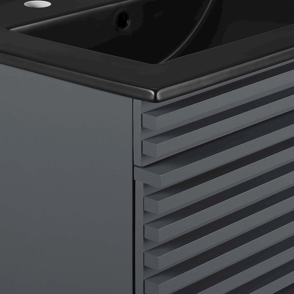 Render 24" Wall-Mount Bathroom Vanity
