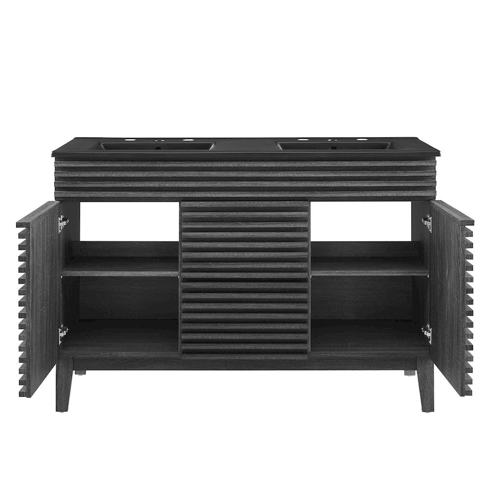 Render 48" Double Sink Bathroom Vanity