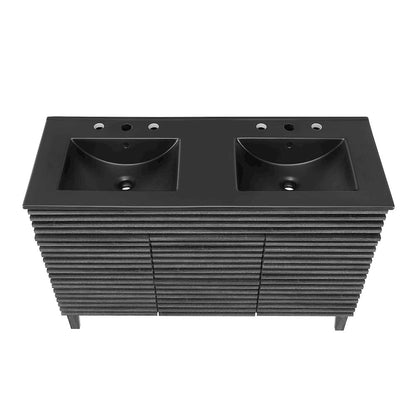 Render 48" Double Sink Bathroom Vanity