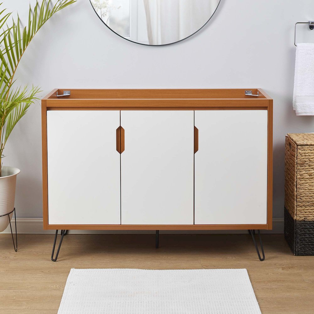 48" Double or Single Sink (Not Included) Bathroom Vanity Cabinet