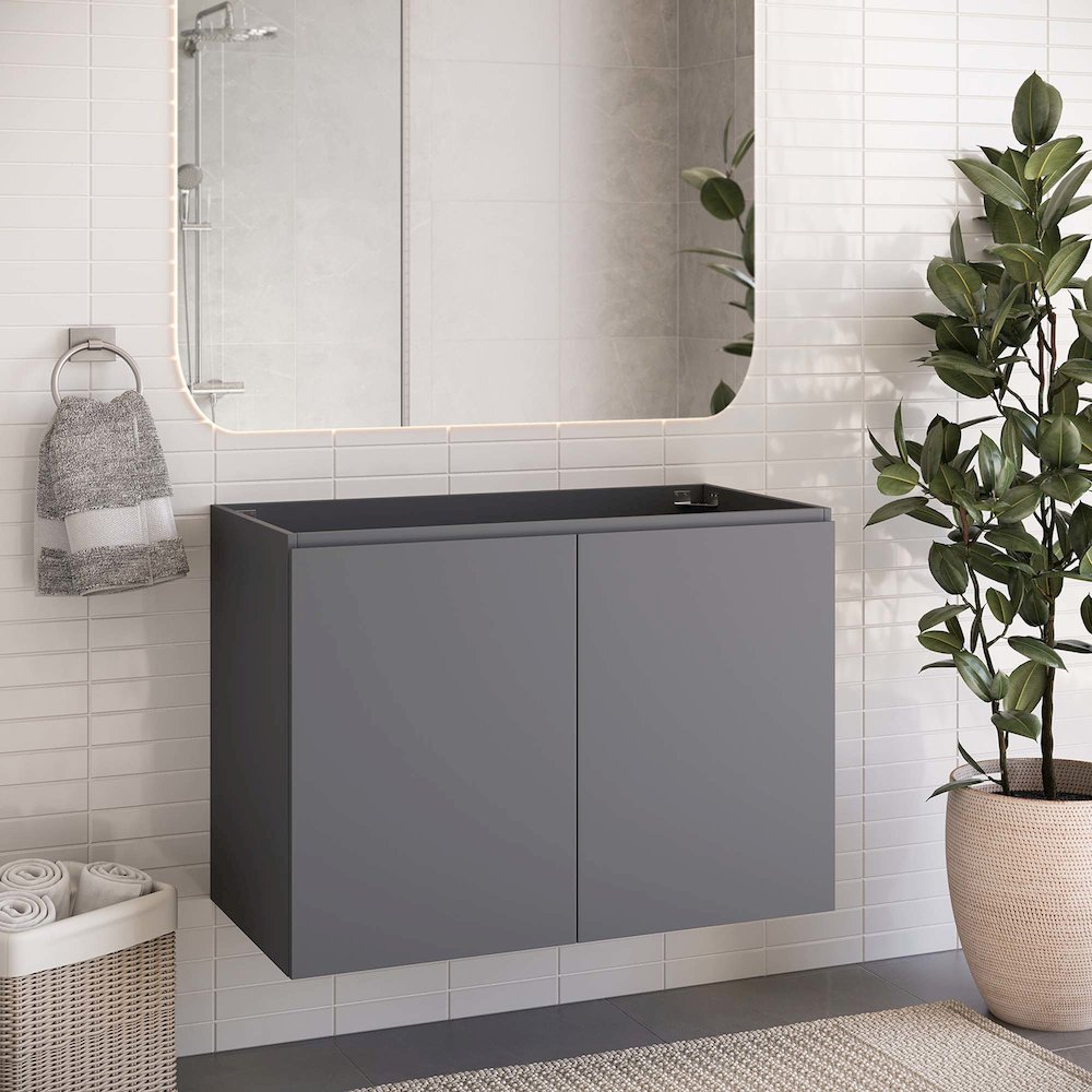 Bryn 36" Wall-Mount Bathroom Vanity (Sink Basin Not Included)