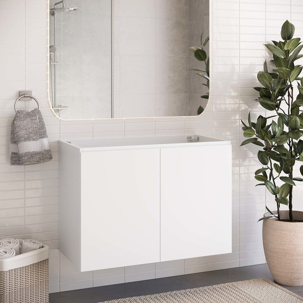 Bryn 36" Wall-Mount Bathroom Vanity (Sink Basin Not Included)