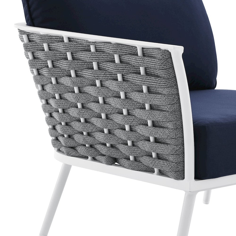 Stance Outdoor Patio Aluminum Left-Facing Armchair