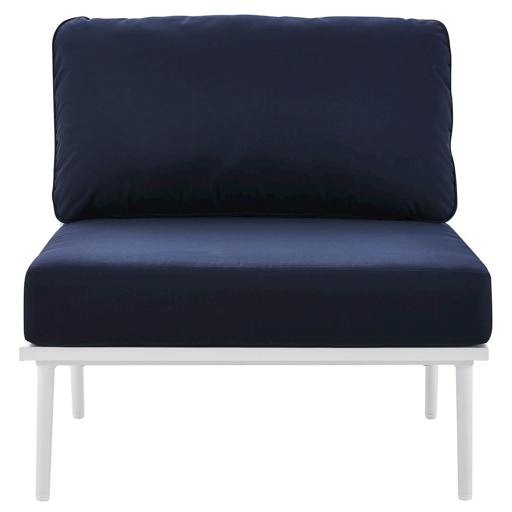 Stance Outdoor Patio Aluminum Armless Chair