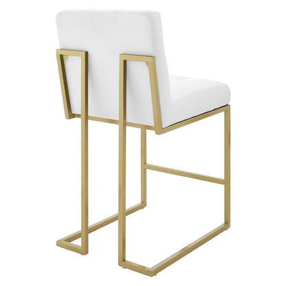 Privy Upholstered Fabric Counter Stool Set of 2