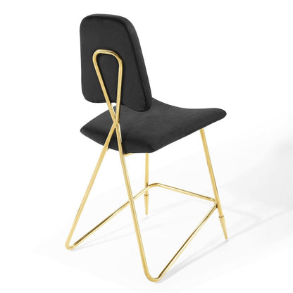 Ponder Performance Velvet Counter Stool Set of 2