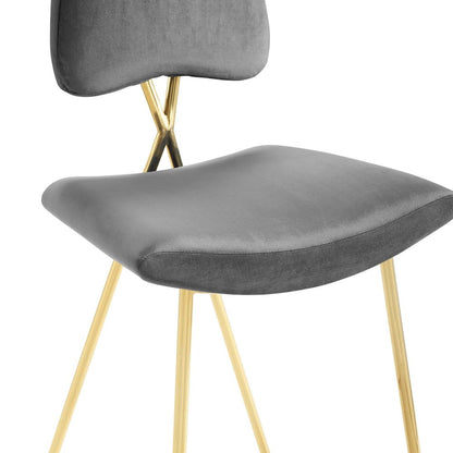Ponder Performance Velvet Counter Stool Set of 2
