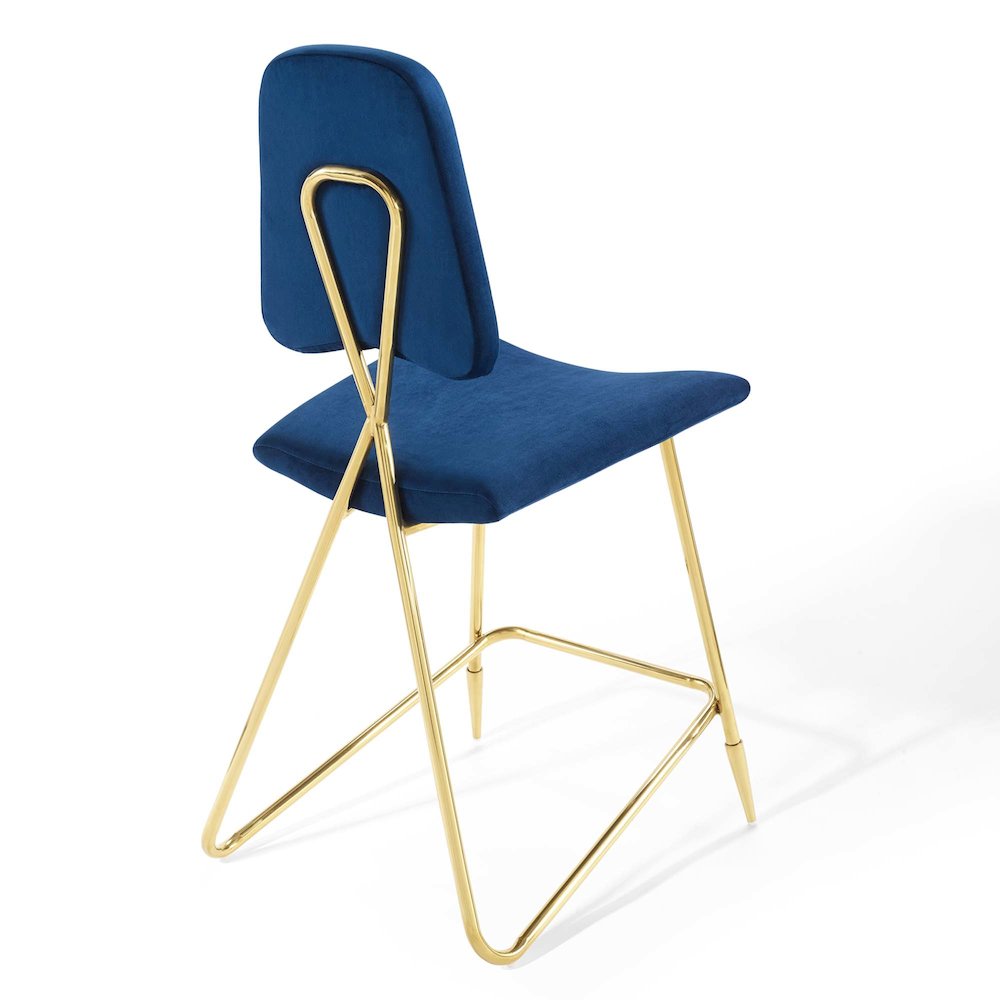 Ponder Performance Velvet Counter Stool Set of 2