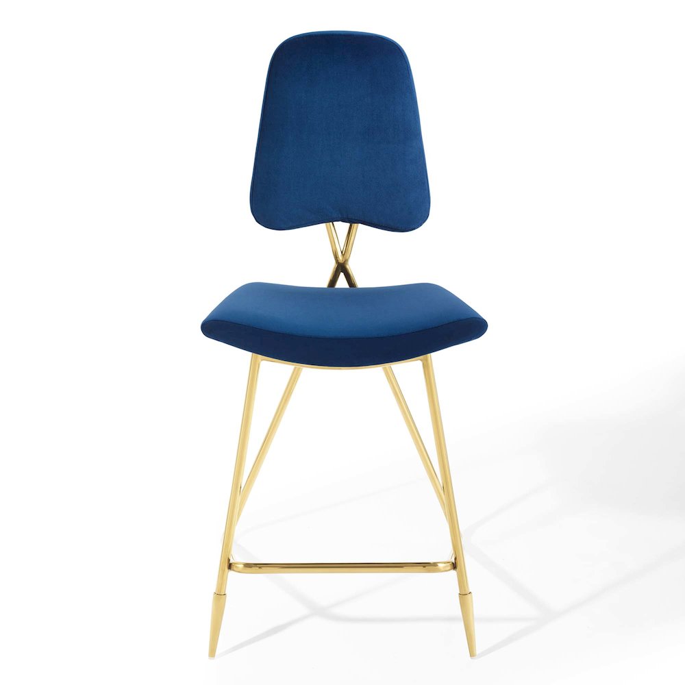 Ponder Performance Velvet Counter Stool Set of 2