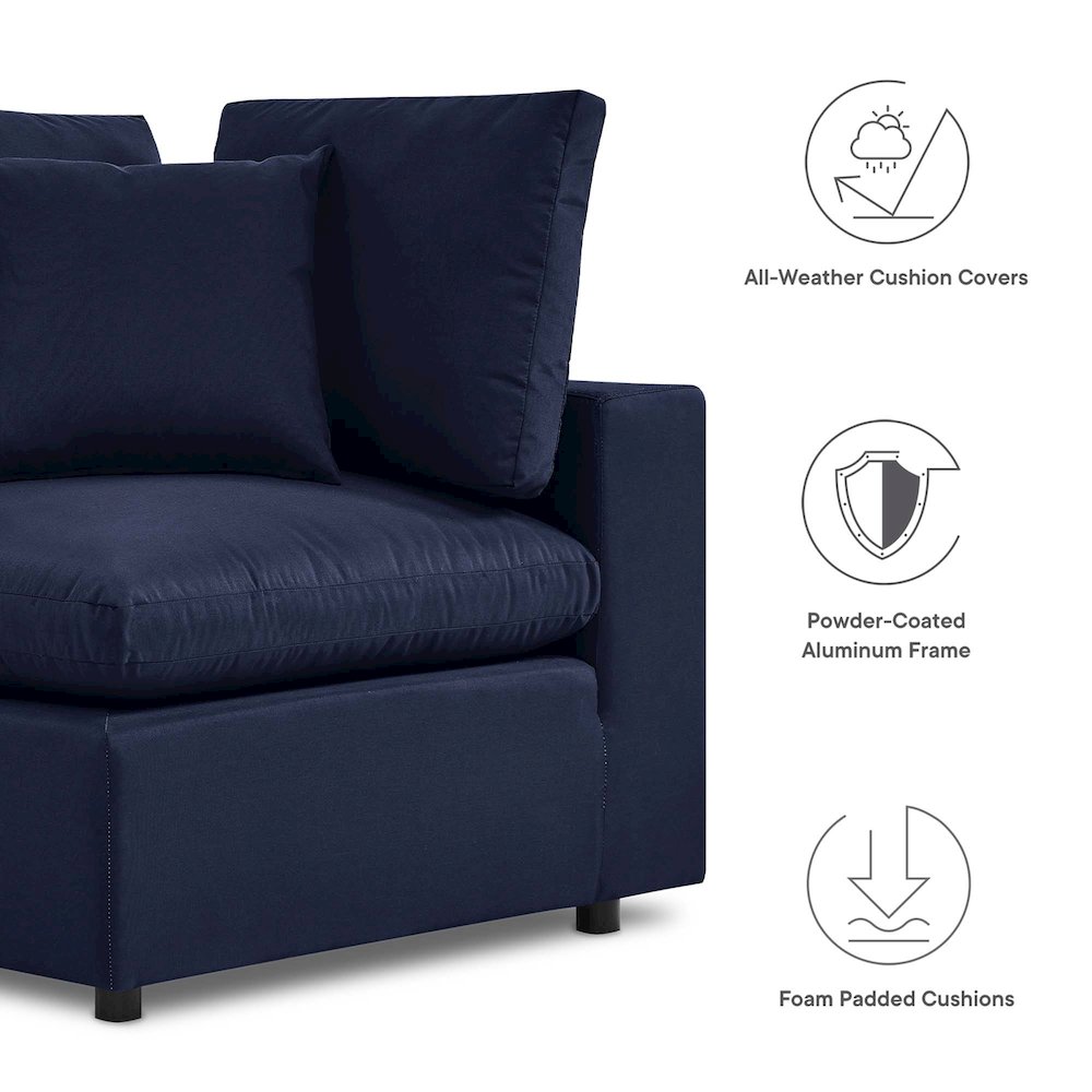 Commix Sunbrella Outdoor Patio Loveseat