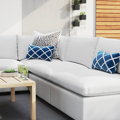 Commix 5-Piece Sunbrella Outdoor Patio Sectional Sofa