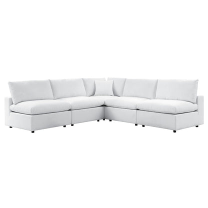 Commix 5-Piece Sunbrella Outdoor Patio Sectional Sofa