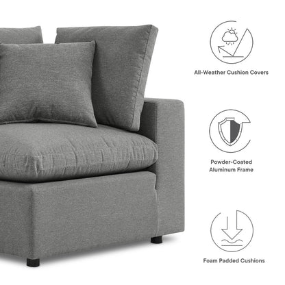 Commix 5-Piece Outdoor Patio Sectional Sofa