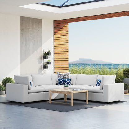 Commix 5-Piece Sunbrella Outdoor Patio Sectional Sofa