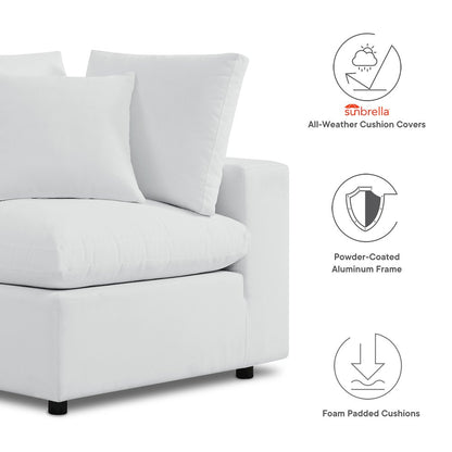 Commix 5-Piece Sunbrella Outdoor Patio Sectional Sofa