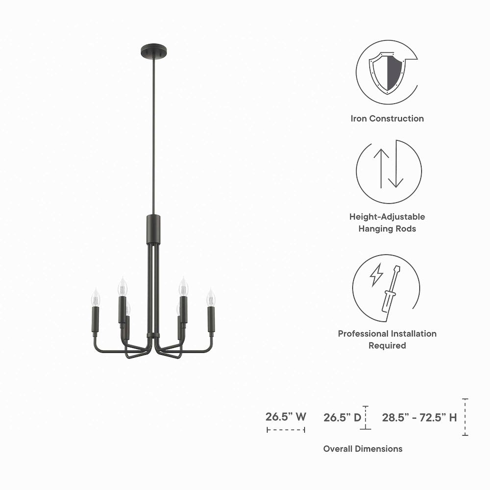 Rekindle 6-Light Chandelier