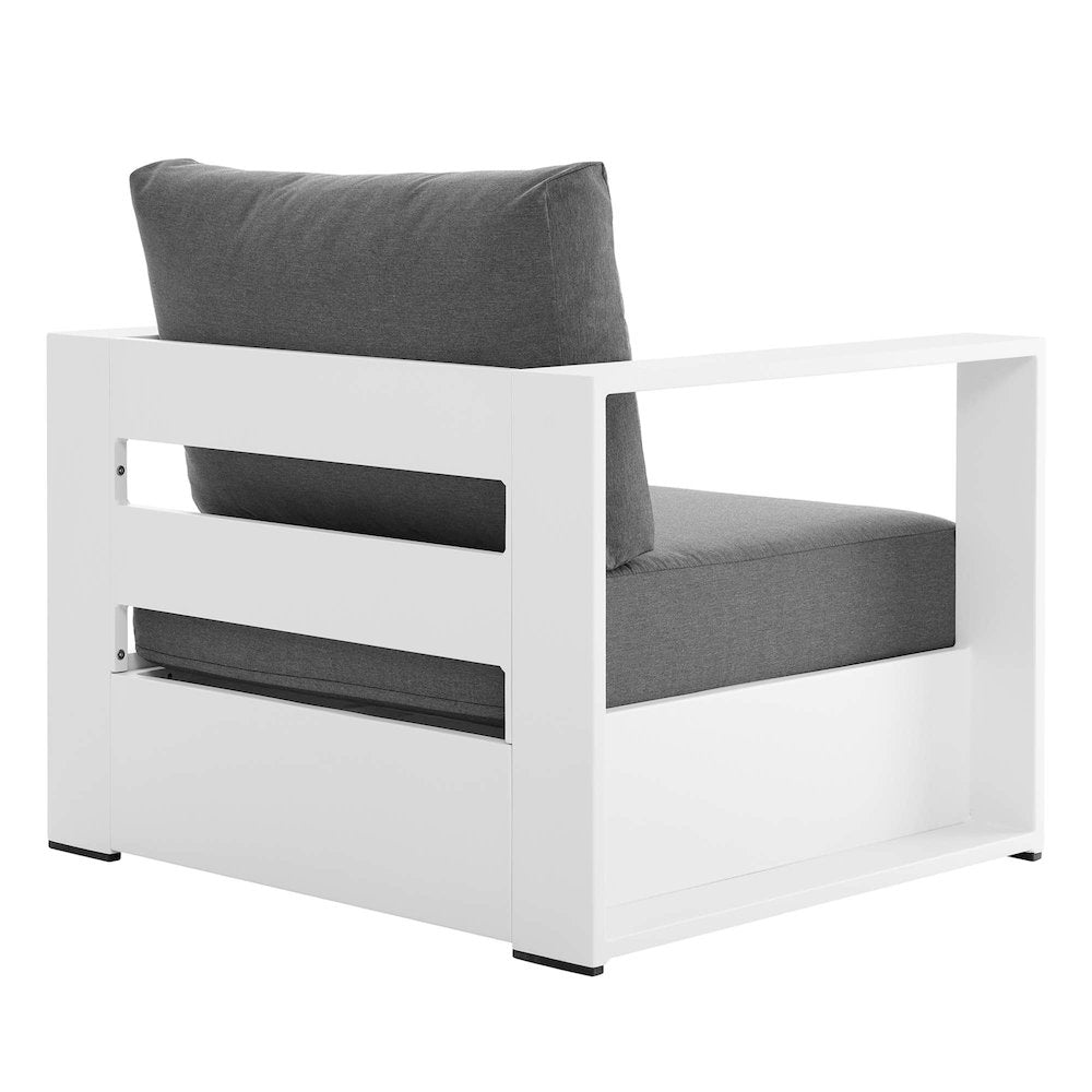 Tahoe Outdoor Patio Powder-Coated Aluminum Armchair