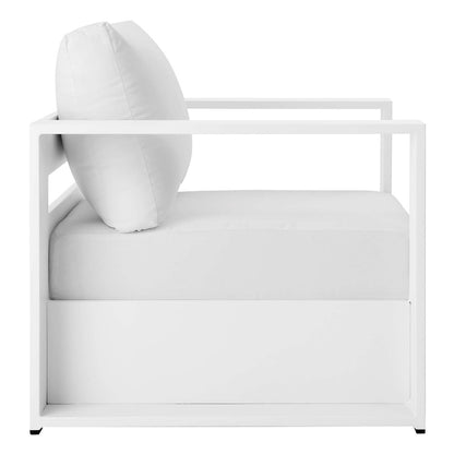 Tahoe Outdoor Patio Powder-Coated Aluminum Armchair