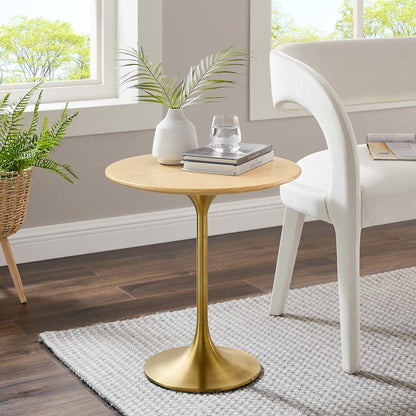 Lippa 20" Round Wood Side Table