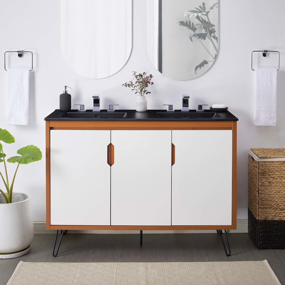 Energize 48" Double Sink Bathroom Vanity