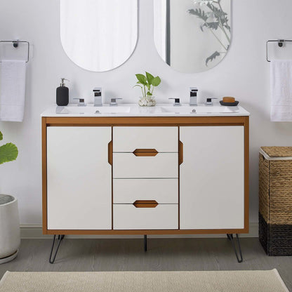 Energize 48" Double Sink Bathroom Vanity
