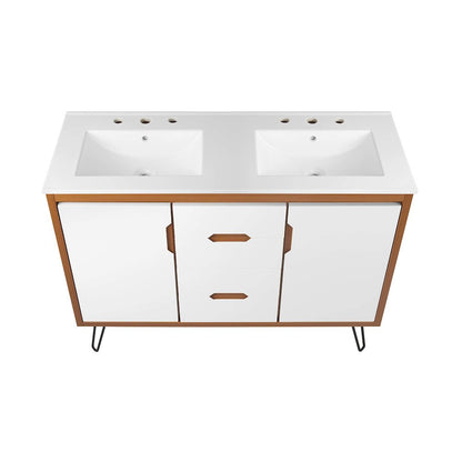 Energize 48" Double Sink Bathroom Vanity