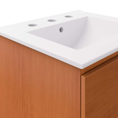 Scenic 18" Wall-Mount Bathroom Vanity