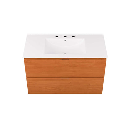 Scenic 36" Wall-Mount Bathroom Vanity