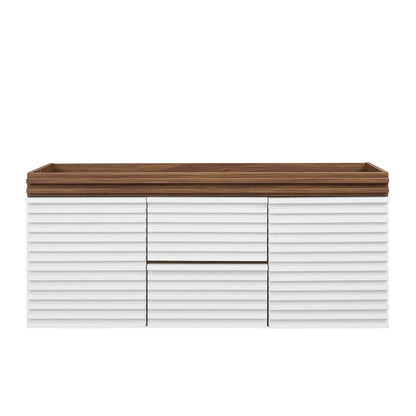 Render 48" Double Sink Compatible (Not Included) Bathroom Vanity Cabinet