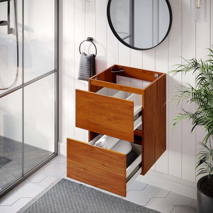 Scenic 18" Wall-Mount Bathroom Vanity Cabinet (Sink Basin Not Included)